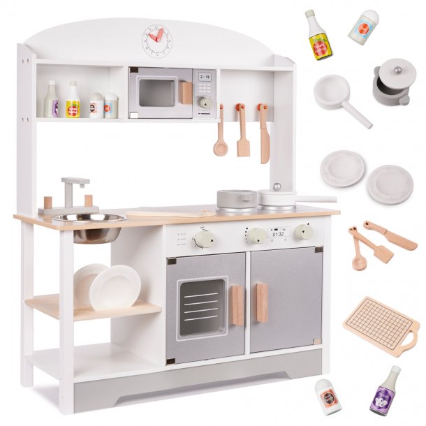 Lulilo legekøkken med tilbehør 82 cm - Køkkener og legemad - Art Cph ApS