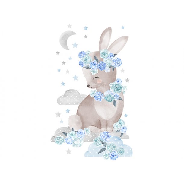 Wallsticker - Kanin, Bl