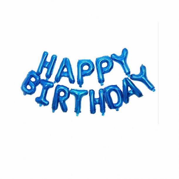 Happy Birthday folie balloner - Bl